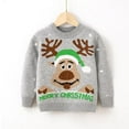 thumbnail image 1 of Suéteres con estampado de dibujos animados para niños y niñas, suéter de punto de manga larga, abrigo, Tops, ropa de Navidad, Otoño e Invierno, 1 of 5
