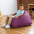 thumbnail image 5 of Jaxx Gumdrop Jr. Kids Bean Bag for Early Childhood & Educational Environments, Premium Vinyl - Plum, 5 of 6