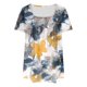 thumbnail image 4 of Blusas de Manga Corta para las Mujeres, Blusa de Camiseta Suelta Casual Hecha de Tela Cómoda para Todo el Uso Diario de Temporada, Blusas para las Mujeres Casual, 4 of 4