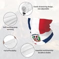 thumbnail image 6 of Winter Neck Warmer Ski Face Mask Flag Of The Dominican Republic Neck Gaiter Mask Face Cover Balaclava Scarf, 6 of 7