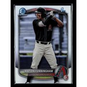 2025 Topps Bowman Draft Chrome Refractor BDC-84 Kayson Cunningham Arizona Diamondbacks Baseball Card Arizona Diamondbacks MLB Baseball Trading Card