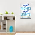 thumbnail image 4 of Ready2HangArt Eight Nights Eight Lights Wrapped Canvas Wall Art, 4 of 6