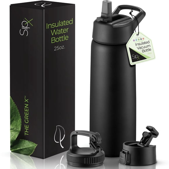 Botella de agua SiPx de acero inoxidable con triple aislamiento de 750 ml