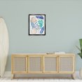 thumbnail image 4 of Stupell Industries Bohemian Scattered Marine Life Black Floating Frame Canvas Art, 25 x 31, by Veronique Charron, 4 of 8