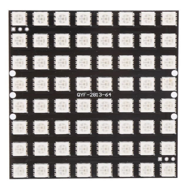 WS2812 64Digit RGB 5050 LED Développement Intégré Pilote Couleur Haute Luminosité 5V DC
