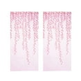 thumbnail image 7 of Willow Leaf Sheer Curtains, Vine Patterned Green Sheers Rod Pocket Leaves Voile Drapes Botanical Window Curtain for Living Room Balcony Sunroom Closet Doorway, 39x82inch, Yellow, 7 of 7