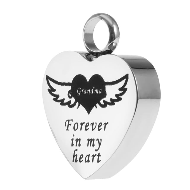 Joyería de cremación Colgante de cenizas Collar de Zulema Heart Memorial Pet Pendant