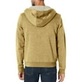 thumbnail image 7 of KHONTS,Men's Sherpa Lined Full Zip Oversized Hoodies Cozy Long Sleeve Hooded Sweatshirts Fall Winter Fashion Warm Outwears with Pockets Yellow XL, 7 of 7