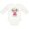 thumbnail image 3 of Inktastic My Nonna Loves Me Girls Long Sleeve Baby Bodysuit, 3 of 5