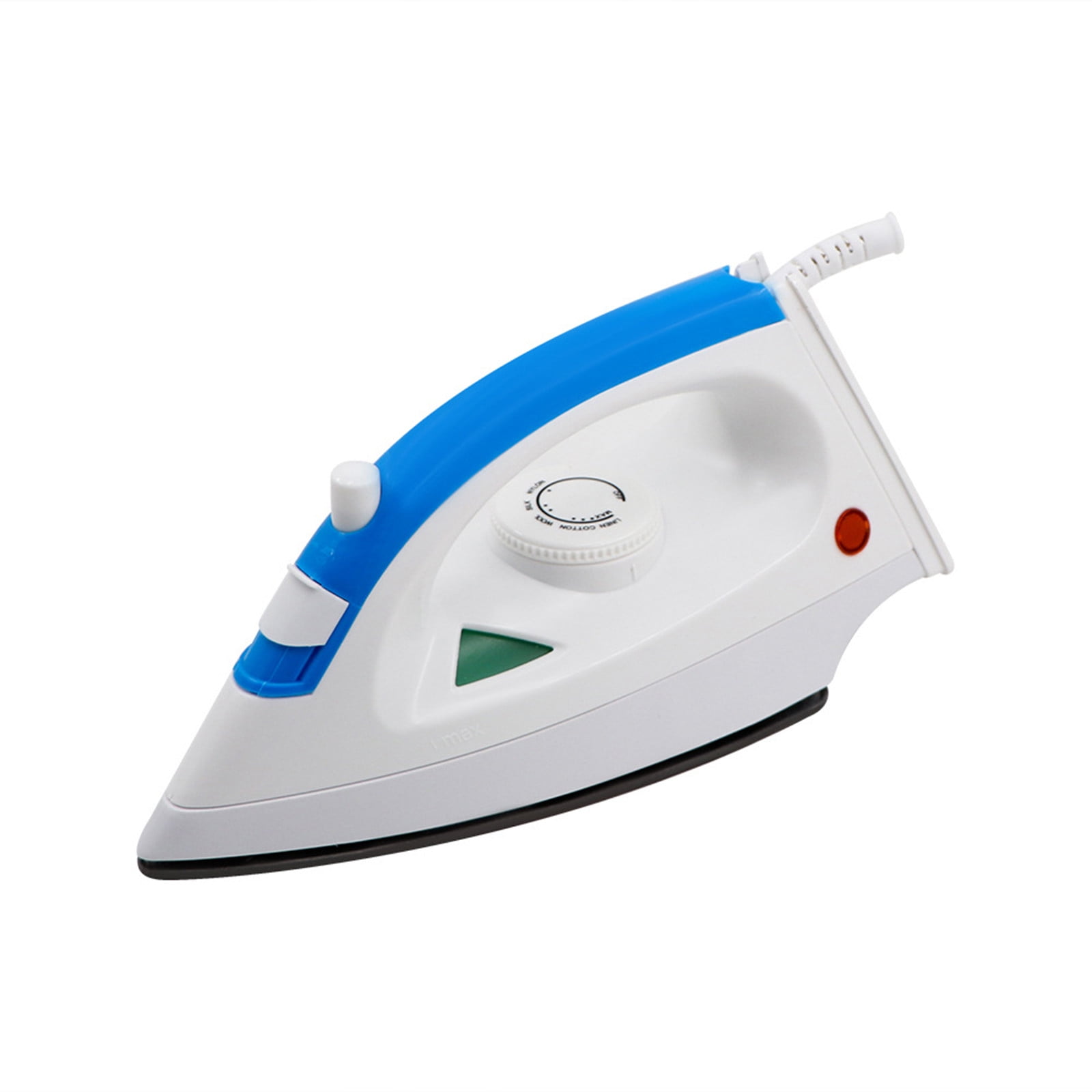 BCZHQQ Blue 1200W Portable Steam Iron,9.44x4.72x3.54in,5 Temp Settings,Nonstick Soleplate,Comfort Grip,Fast Even Heat Tech for All Fabrics