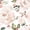 Pale Pink, variant on Vintage Red Orange Yellow Poppy Floral Flowers Peel and Stick Wallpaper Stick on Contact Paper Vintage Wall Paper Easy Peel Off for nightstand Drawer Cabinet Renter