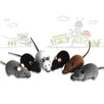 thumbnail image 3 of MesaSe Electronic Wireless Remote Control Rat Plush Mouse Toy for Cats Dogs Pets Kids Novelty Gift Brown, 3 of 3