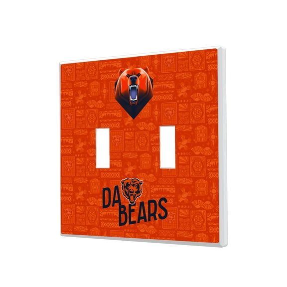 Chicago Bears 2024 Illustrated Limited Edition Double Toggle Light Switch Plate