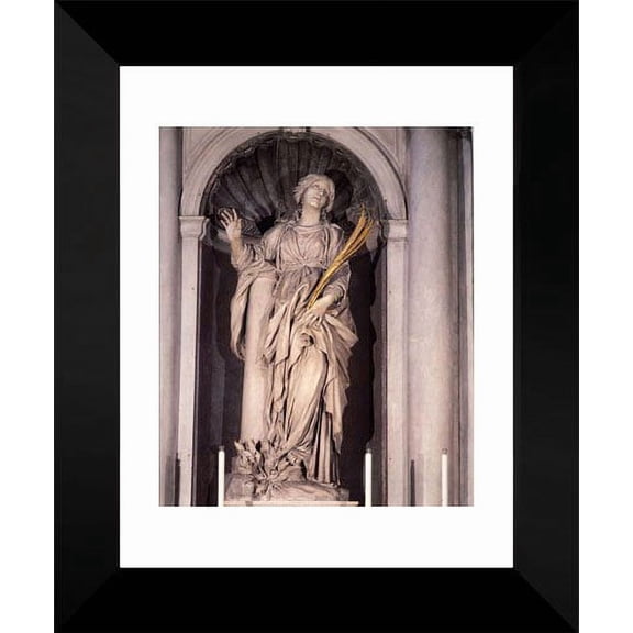 Saint Bibiana 15x18 Framed Art Print by Bernini, Gian Lorenzo