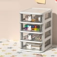 thumbnail image 1 of Plastic Drawer Storage,Desk Storage Box Multi Small Drawer Organizer Plastic Storage Drawers Ultimate Reliability, 1 of 5