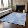 thumbnail image 6 of Addison Rugs Mayfield Washable Transitional Striped Blue Rectangle Rug, 3' x 5', 6 of 6