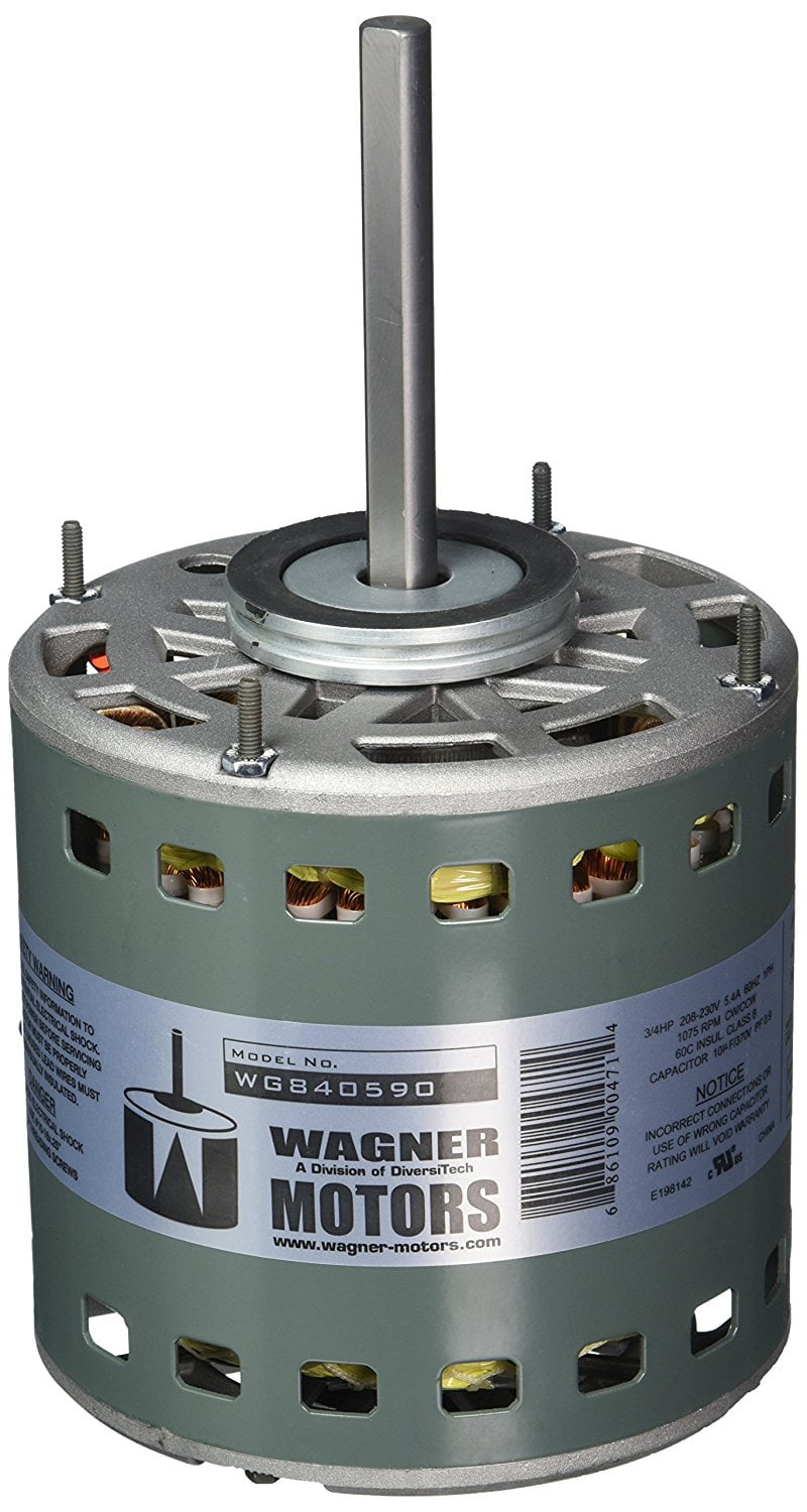 Diversitech WG840590 Direct Drive Furnace Blower Motor, 3/4HP, 1075/3