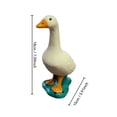 thumbnail image 6 of Goose Statue, Valentine's Day EasterDecor, Large White Geese Garden Statues, Resin Porch Goose Wild Goose Outdoor Lawn Statue Art Decor Ornament for Home Decor Housewarming Gifts, 6 of 6