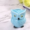 thumbnail image 3 of MasteelfCA 1PC Ceramic Owl Shaped Piggy Bank Lovely Animal Saving Box Home Decoration Crafts (Random Color), 3 of 9