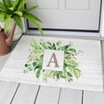 thumbnail image 2 of Personalization Mall Spring Greenery Letter Doormat, 18" x 27", 2 of 3