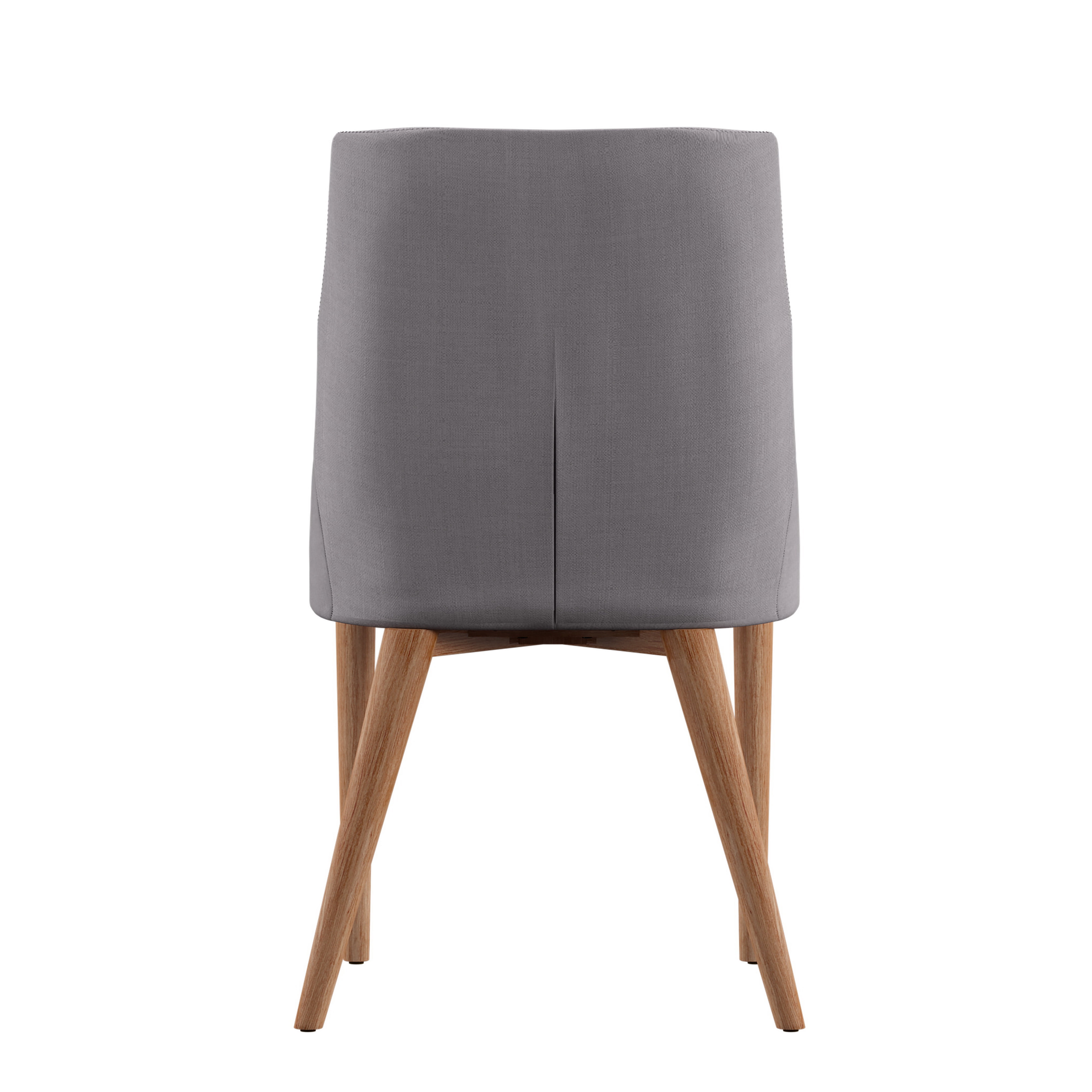 Weston Home Chelsea Lane Dining Chair, Set of 2, Light Grey