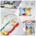 thumbnail image 4 of FJLBDE Case for Xiaomi Redmi Pad 2/Pad 2 SE 9.7 Inch with 360 Kickstand, Shoulder Strap Carrying Protective Cover, Multicolor Red, 4 of 6