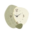 thumbnail image 1 of Reloj de pared nórdico, reloj colgante de pared, decoración de habitación, reloj decorativo, reloj de pared para niños, para baño, granja, cocina, Verde, 1 of 8