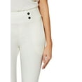 thumbnail image 4 of Conceited Women's Innovate Stretch Slim Button Knit Dress Pants with Pockets, 4 of 6