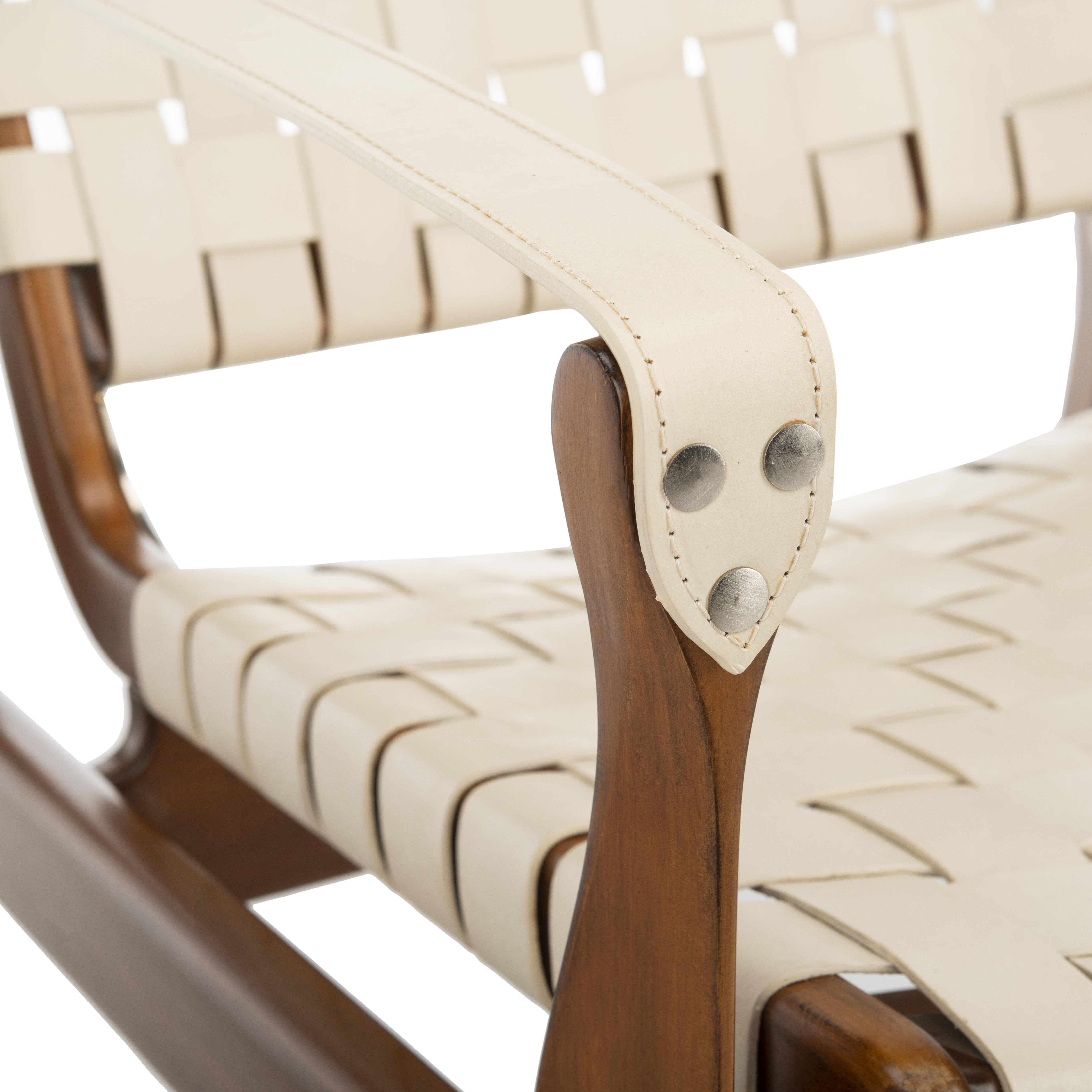Dilan leather online safari chair