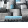 thumbnail image 5 of Masada Rugs Modern Contemporary Runner Area Rug, Blue Grey Black (2 Feet X 7 Feet), 5 of 6