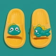 thumbnail image 2 of Zanarzt Boys Slippers Kids Slides Boys Girls Sandals Bathroom Shower Slides Summer Swim Beach Pool Slippers Orange,US 8.5, 2 of 8