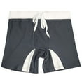 thumbnail image 5 of Fnooota Men's Swim Trunks, Drawstring Quick Dry Beach Summer Swimwear Shorts Board Shorts Gray Size M-2XL, 5 of 7
