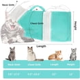thumbnail image 6 of Cat Bathing Bag - Adjustable Cat Washing Net Anti-bite & Anti-Scratch Cat Shower Restraint Bag, Breathable Mesh Cat Grooming Bag for Bath, Nail Trimming & Injection, 6 of 7