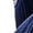 Dark Blue, variant on Women Flowy Tassels Flared Trousers Elastic Waist Rhinestones Fringe Pants for Latin Dance Practice Dark Blue L