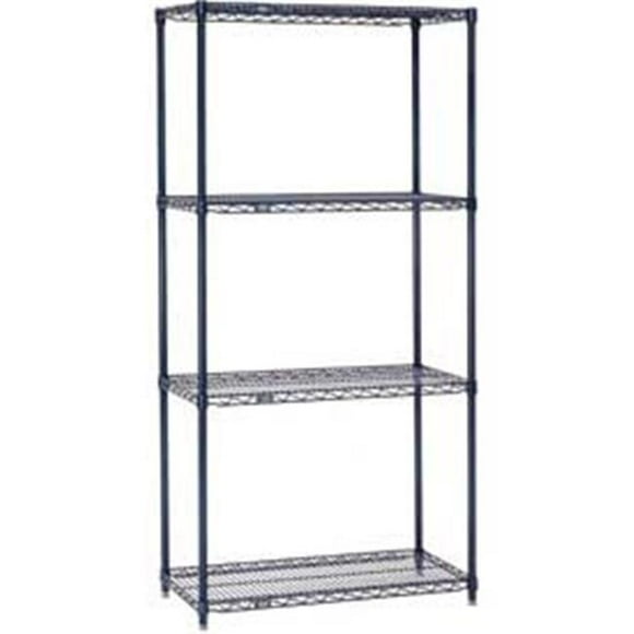 Global Industrial 18246N Nexelon Wire Shelving, 24 x 18 x 63 in.