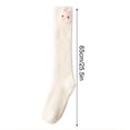 thumbnail image 3 of Tiqkatyck Compression Socks Clearance, Winter Christmas Fashion Windproof Print Mid Tube Socks Long Tube Cotton Warm Socks Compression Socks for Women Beige One Size, 3 of 5