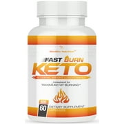 Fast Burn Keto BHB Pills For Rapid Weight Loss - Burn Fat & Get Into Ketosis - 1 Bottle
