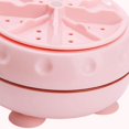thumbnail image 2 of Household Mini Washing Machine USB Powered for Business Machine USB Electric Mini Trip Camping Outdoor Pink, 2 of 8