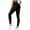 Black, variant on GEWSEY Women Scrunch Lifting Leggings for Women Seamless High Waisted Workout Yoga Pants Gym Booty Tights (Coffee, L)
