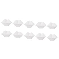 Uxcell 25x15mm Fake Ice Cube Acrylic Irregular Crushed Crystal Rocks Fake Diamonds, White 1 Pack (130Pcs)