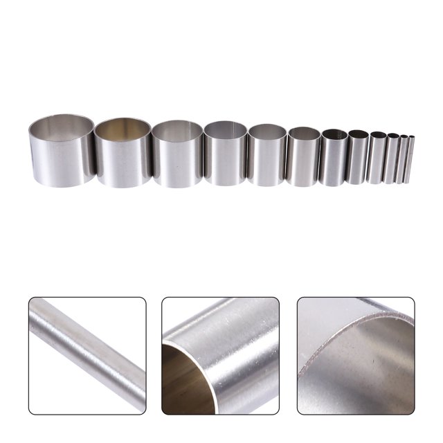 Stainless Steel Biscuits Molds Silver For Thanksgiving Day 12Pcs 1.3In