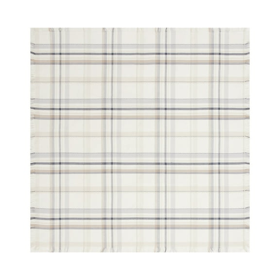 Better Homes & Gardens Monday Plaid Woven Table Throw - Multi Color - 50"x50"
