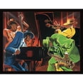 thumbnail image 3 of Frontline 24x20 Black Modern Framed Museum Art Print Titled - Jazz Quartet, 3 of 5