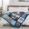 thumbnail image 3 of Papa Gifts, Best Gifts for Papa, Papa Gifts from Grandkids Grandchildren Granddaughter, Papa Birthday Gifts, Papa Gifts for Grandpa, Great Papa Blanket, Papa Gifts for Christmas Throw Blanket 50"x60", 3 of 5