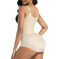 thumbnail image 3 of Shapewear for Women Seamless Firm Triple Control Faja Plus Size Thigh Slimmer Tummy Control Body Shaper, 3 of 9