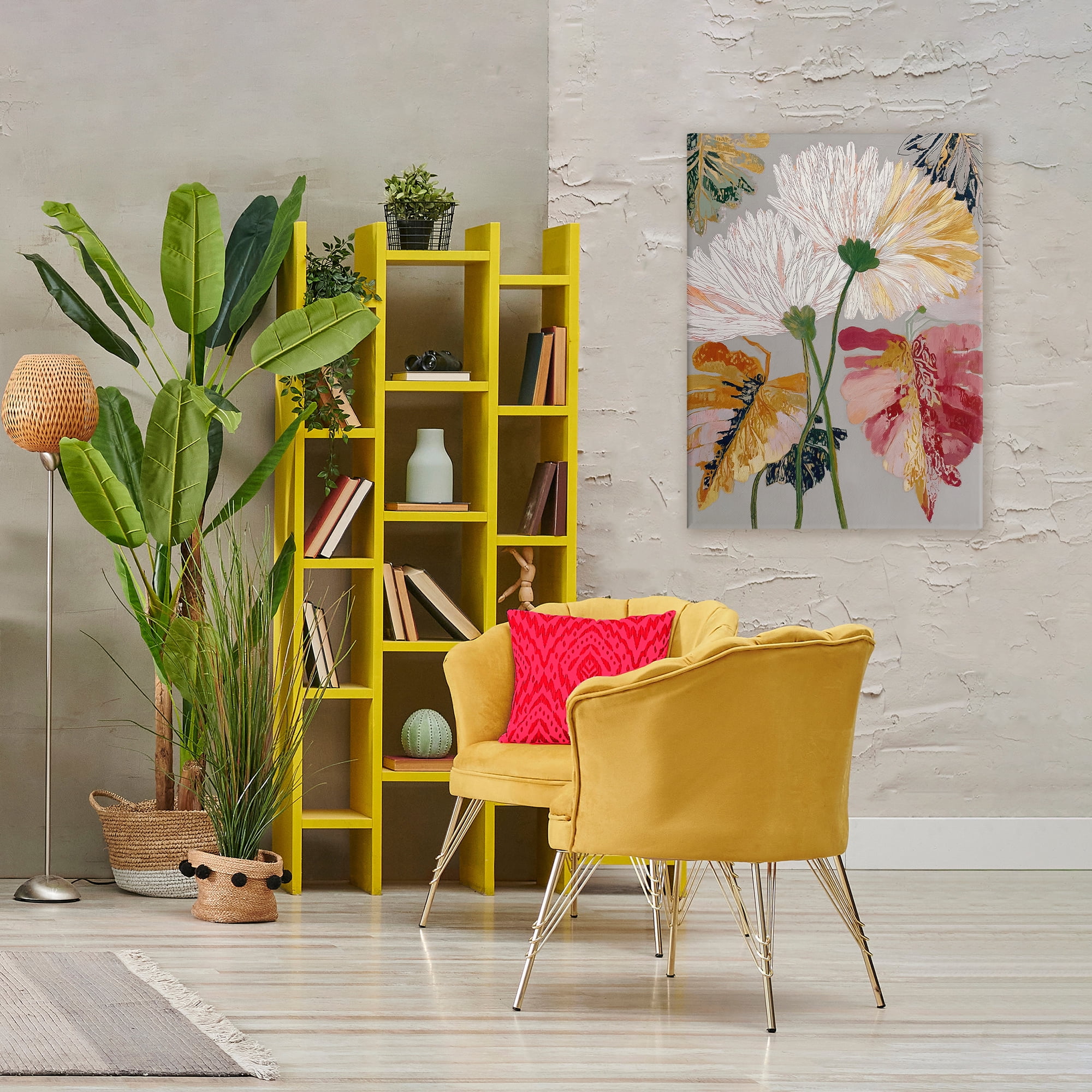 Playful Assumptions Flowers Canvas Wall Art, design by Annabelle Hall