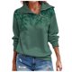 thumbnail image 2 of Puntoco Mujeres Moda Casual tops Manga Larga Impreso Cuello Alto Suelto Cremallera Pullover Sudaderas Puntoco Puntoco-264, 2 of 6