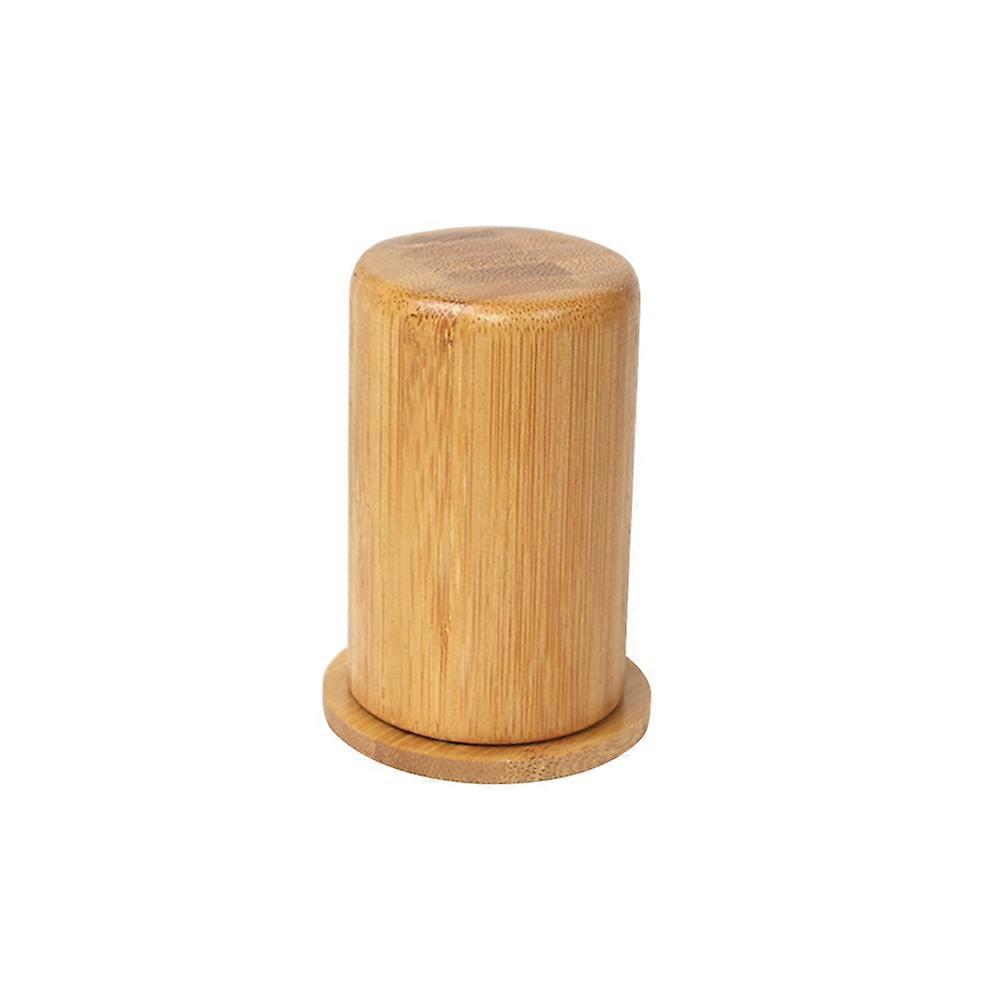 Toothpick Dispenser Cotton Swab Holder Cocktail Pick Box Wooden ...