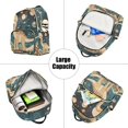 thumbnail image 5 of FORMRS Mini Backpack Purse for Women Travel Daypack Casual Shoulder Bag, Dinosaur at Night, 5 of 7