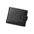 thumbnail image 1 of Cartera Qarigey JINBAOLAI para Hombre Tarjetero de Cuero Suave Negro, 1 of 6